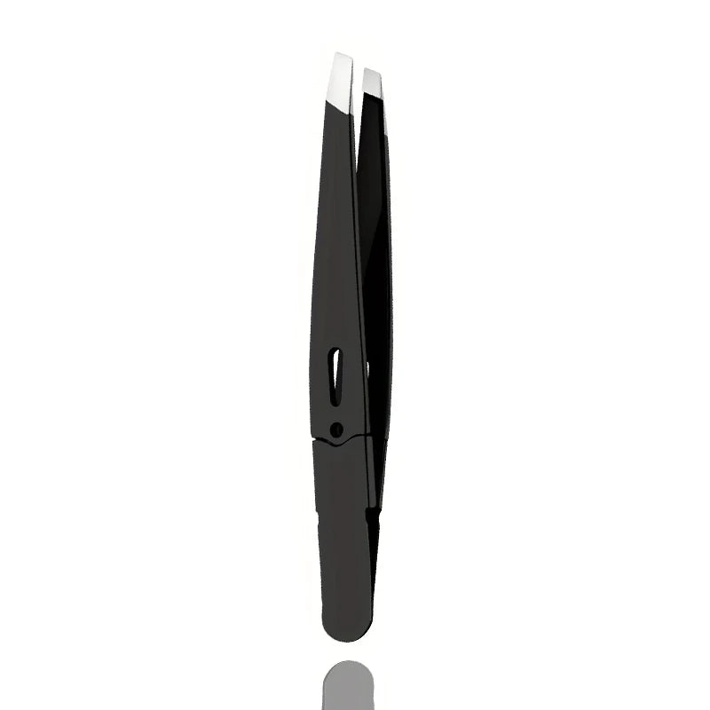 Colourful Precision Stainless Steel Tweezers For Eyebrow Hair Facial Hair Removal, Splinter, Blackhead Slant Tip Angle Tip Point