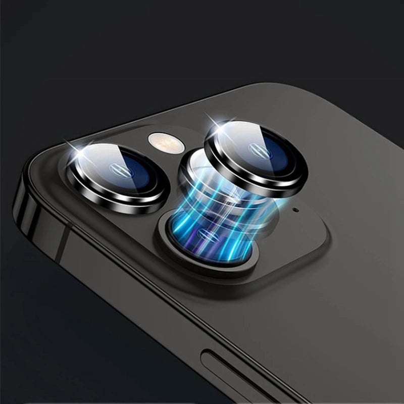 2-3pcs Metal Camera Protector for iPhone 15 16 Pro Max 14 Plus 13 12 11 Alloy Ring Lens Glass for iphone 15pro Back Lens Cap