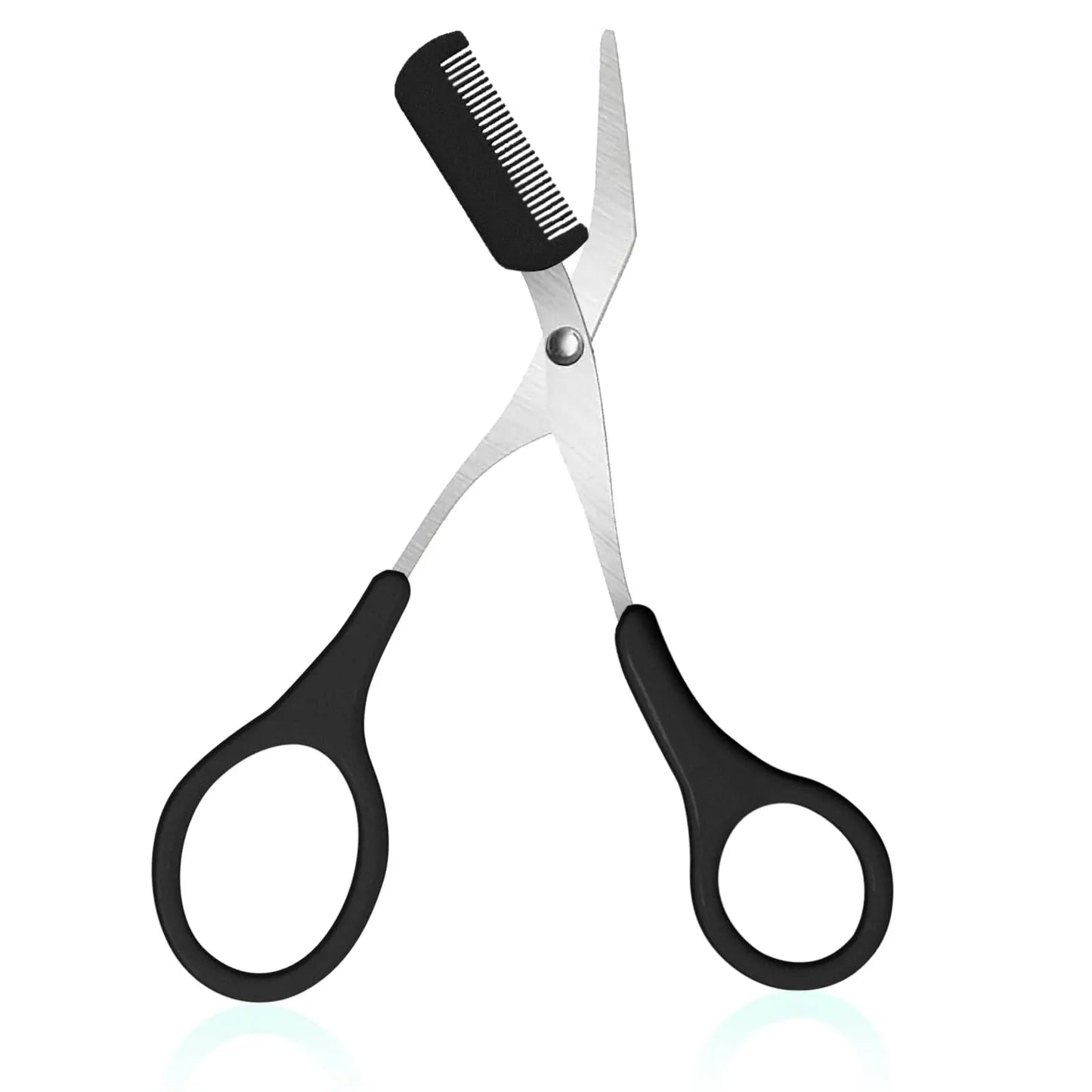 Eyebrow Trimmer, Stainless Steel Eyebrow Scissors With Comb, Eyebrow Trimming Scissors Hair Removal Beauty Tools